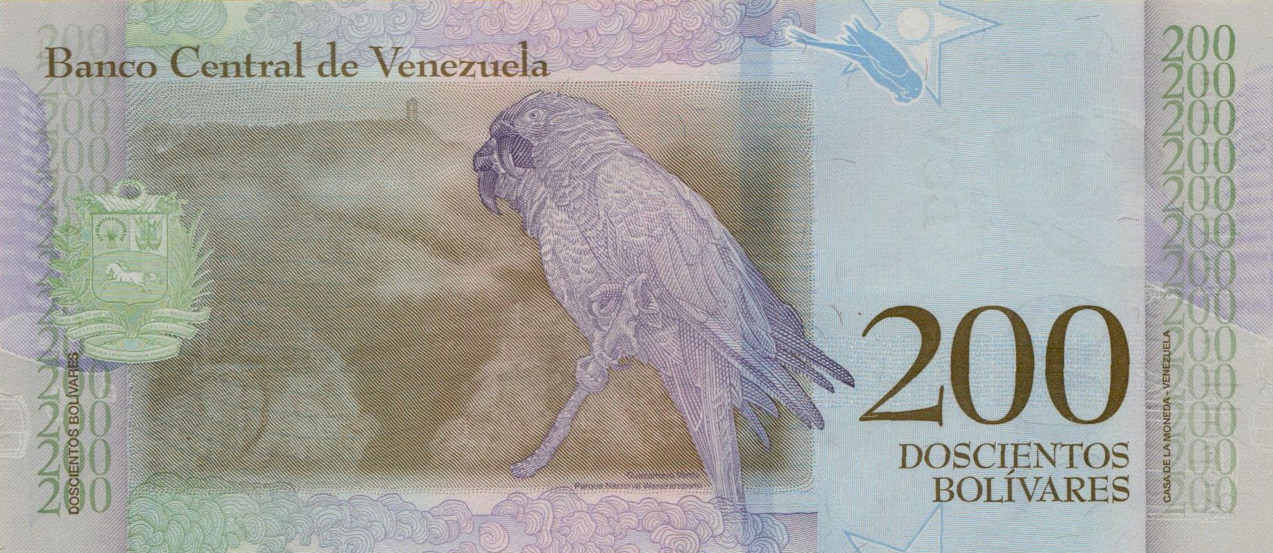 Venezuela 200 2018 UNC P-107/b